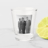 Präsident John Kennedy & Brothers American Camelot Schnapsglas (Vorderseite)