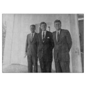Präsident John Kennedy & Brothers American Camelot Schneidebrett (Vorderseite)