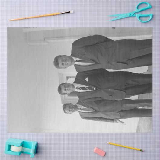 Präsident John Kennedy & Brothers American Camelot Seidenpapier (Basteln)