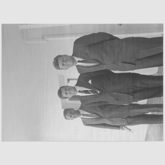 Präsident John Kennedy & Brothers American Camelot Seidenpapier (Vorderseite)