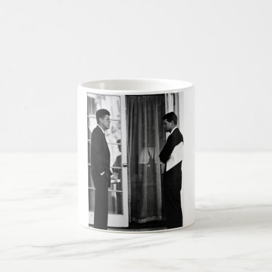 Präsident John Kennedy und Robert Kennedy Kaffeetasse (Mittel)