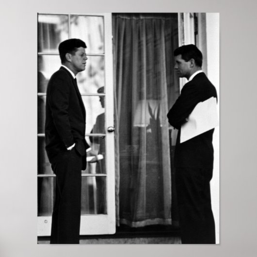 Präsident John Kennedy und Robert Kennedy Poster (Vorne)