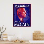 Präsident John McCain Poster (Küche)