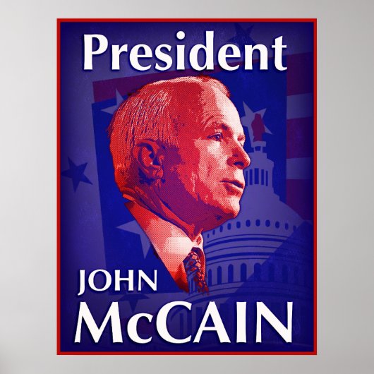 Präsident John McCain Poster (Vorne)