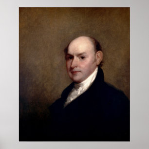 Präsident John Quincy Adams von Gilbert Stuart Poster