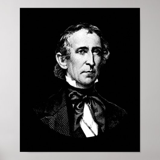 Präsident John Tyler Graphic Poster (Vorne)