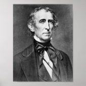Präsident John Tyler Portrait - Circa 1860 Poster (Vorne)