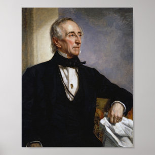 Präsident John Tyler Portrait Poster