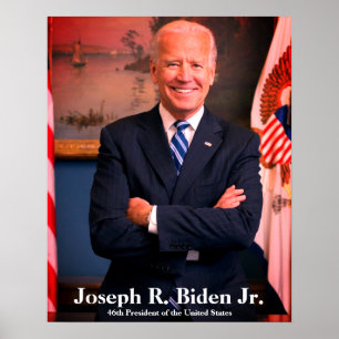 Präsident Joseph 'Joe' Biden, 46. POTUS Poster
