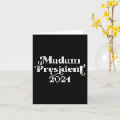 Präsident Kamala Harris 2024 Karte (Gelbe Blume)