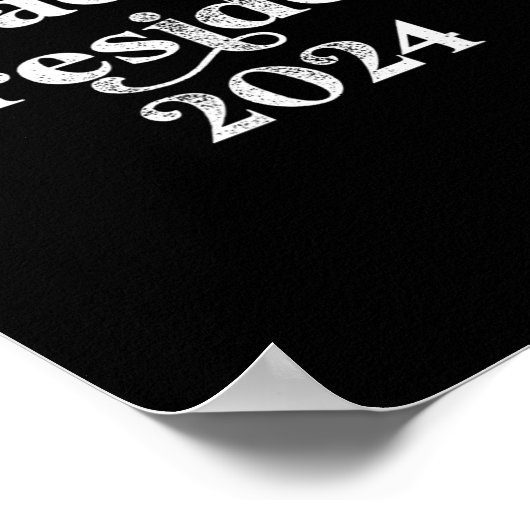 Präsident Kamala Harris 2024 Poster (Ecke)