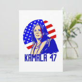 Präsident Kamala harris 47 Einladung (Stehend Vorderseite)
