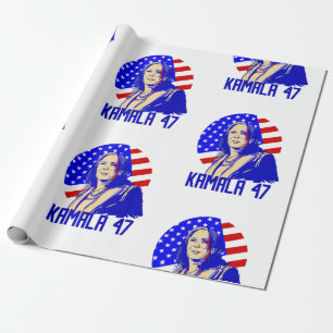 Präsident Kamala harris 47 Geschenkpapier