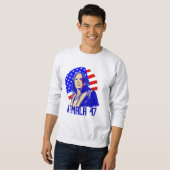 Präsident Kamala harris 47 Sweatshirt (Vorne ganz)