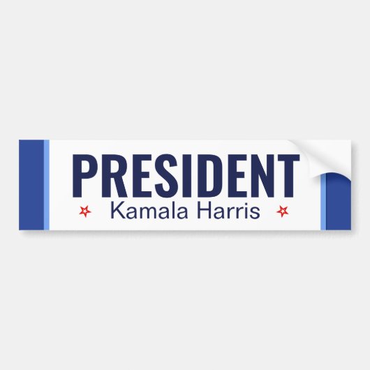 Präsident Kamala Harris Amtseinführung Autoaufkleber (Vorne)