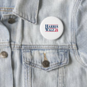 Präsident Kamala Harris Tim Walz Vp Brat Cat Ladie Button (Beispiel)
