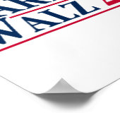 Präsident Kamala Harris Tim Walz Vp Brat Cat Ladie Poster (Ecke)