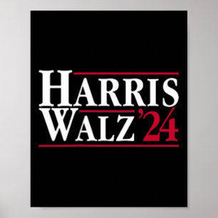 Präsident Kamala Harris Tim Walz Vp Brat Cat Ladie Poster