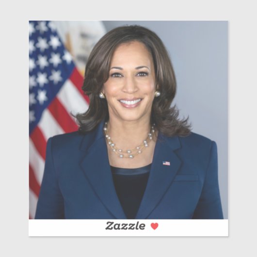 Präsident Kamala Harris USA 2024 Aufkleber (Blatt)