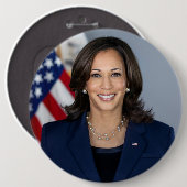 Präsident Kamala Harris USA 2024 Button (Vorne & Hinten)