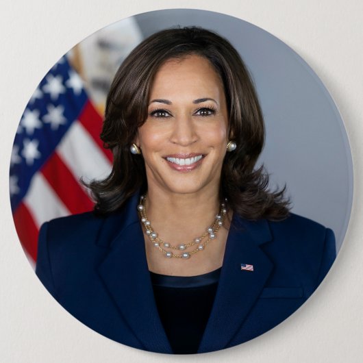 Präsident Kamala Harris USA 2024 Button (Vorderseite)