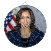 Präsident Kamala Harris USA 2024 Dartscheibe (vorne)