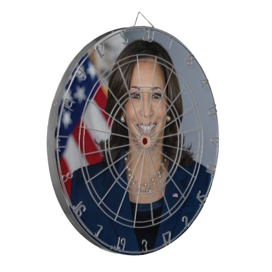 Präsident Kamala Harris USA 2024 Dartscheibe (Vorderseite Links)
