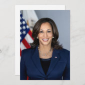 Präsident Kamala Harris USA 2024 Feiertagskarte (Vorne/Hinten)