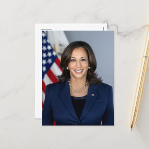 Präsident Kamala Harris USA 2024 Feiertagspostkarte