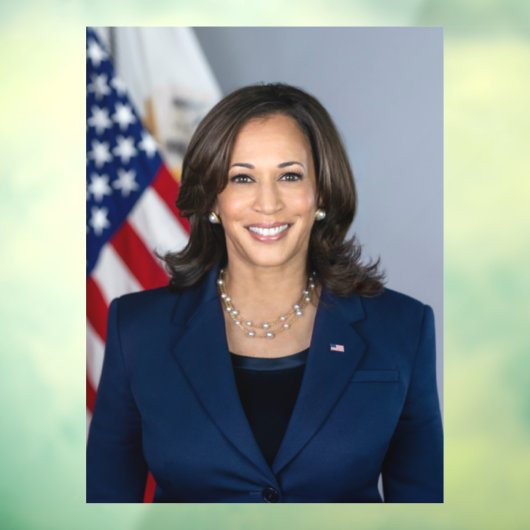 Präsident Kamala Harris USA 2024 Fensteraufkleber (Blatt 3)