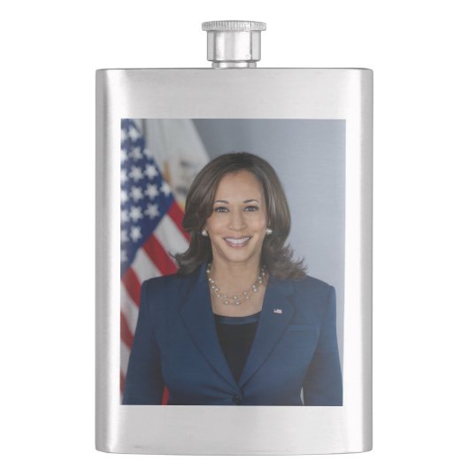 Präsident Kamala Harris USA 2024 Flachmann (Vorderseite)