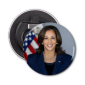 Präsident Kamala Harris USA 2024 Flaschenöffner (Vorderseite)