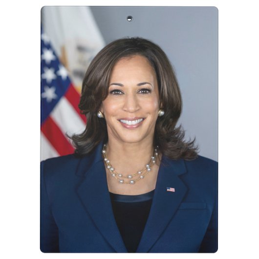 Präsident Kamala Harris USA 2024 Klemmbrett (Rückseite)