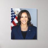Präsident Kamala Harris USA 2024 Leinwanddruck (Vorderseite)