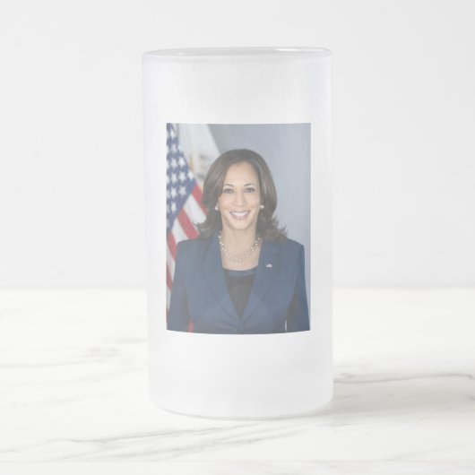 Präsident Kamala Harris USA 2024 Mattglas Bierglas (Mittel)