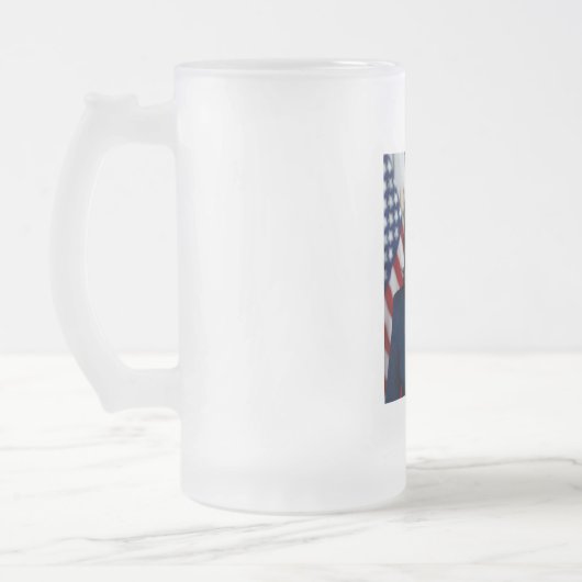 Präsident Kamala Harris USA 2024 Mattglas Bierglas (Links)