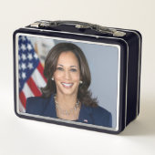 Präsident Kamala Harris USA 2024 Metall Brotdose (Rückseite)