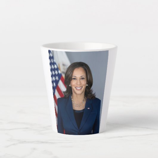 Präsident Kamala Harris USA 2024 Milchtasse (Vorderseite)