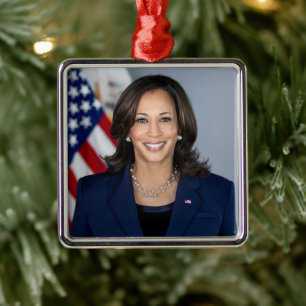 Präsident Kamala Harris USA 2024 Ornament Aus Metall
