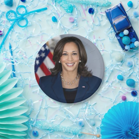 Präsident Kamala Harris USA 2024 Pappteller (Party)