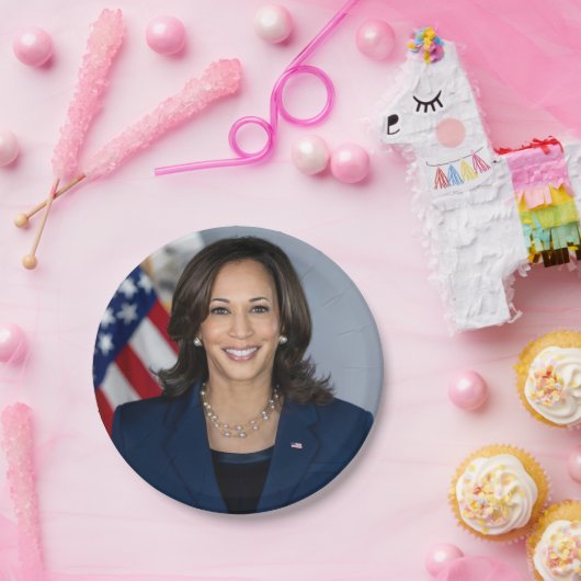 Präsident Kamala Harris USA 2024 Pappteller (Party)