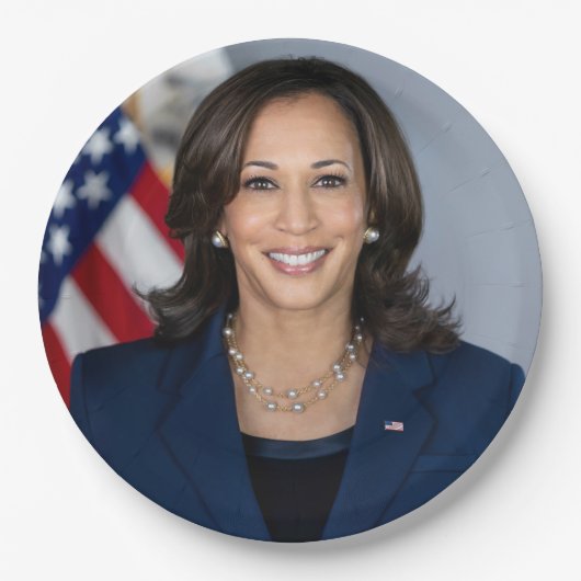 Präsident Kamala Harris USA 2024 Pappteller