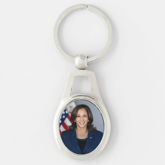 Präsident Kamala Harris USA 2024 Schlüsselanhänger (Vorderseite)