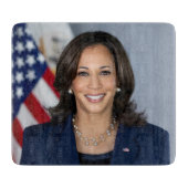 Präsident Kamala Harris USA 2024 Schneidebrett (Vorderseite)