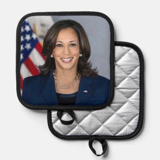 Präsident Kamala Harris USA 2024 Topflappen (Vorderseite/Rückseite)