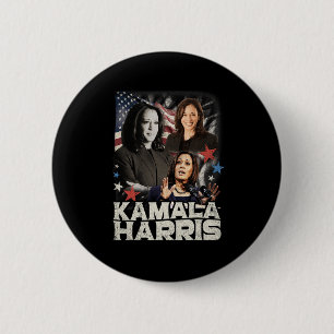 Präsident Kamala Harris Wir gehen nicht zurück 202 Button