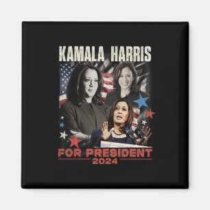 Präsident Kamala Harris Wir gehen nicht zurück 202 Magnet