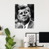 Präsident Kennedy Poster (Heimbüro)