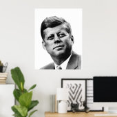 Präsident Kennedy Poster (Heimbüro)