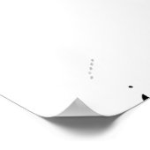 Präsident Kennedy - Schwarz und Weiß Poster (Ecke)